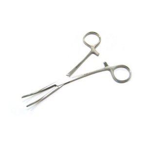 집게 가위 캘리 수술 고정 켈리 포셉 24cm 곡선 1개 (반품불가)