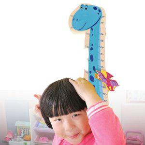 예상 키재기 가정용 어린이 벽걸이 아기 공룡 키재기