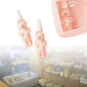 공병 거품 화장품용기 베어 트래블 공병세트 피치