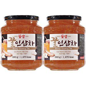 꽃샘 꿀인삼차 1160g (580g x 2병입)