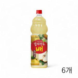 해태음료 갈아만든배 1.5L X 6개 배음료수 과일음료