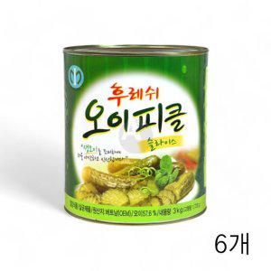 일미 오이피클 슬라이스 3Kg X 6개 대용량 절임식품