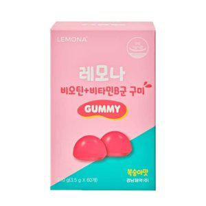 경남제약 레모나 비오틴+비타민B군 구미 60구미
