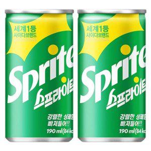 스프라이트 190ml x 60캔 (30캔x2박스)