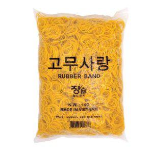 문구 사무 교재 40mm 대용량 고무밴드 고무줄 1kg