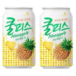 파인애플 맛 음료수 캔 쿨피스 음료