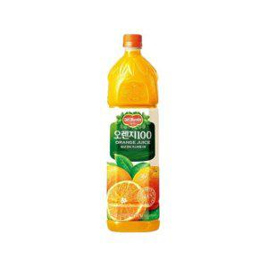 오렌지 주스 1.5L 상큼한 음료 델몬트 감귤 페트병
