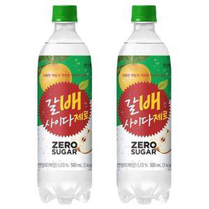 갈배 사이다 제로 500ml 음료 24PET 무설탕 음료수