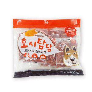 강아지 반려동물 간식 오리버거 져키 600g 1P