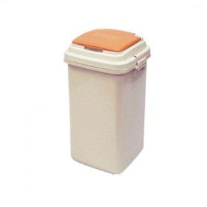 리드휴지통 베이지 75L