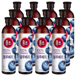 대상 청정원 홍초 블루베리 900ml x 12개입