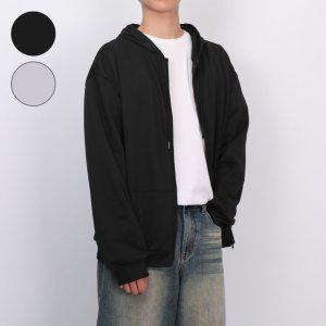오버핏 스탠다드 집업후드 캐주얼룩 티셔츠 집업