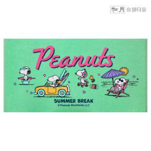 송월타올 스누피 베케이션50 비치 타올 타월 1장