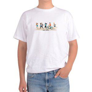 오버핏 반팔티 운동 자전기 죠깅 런닝맨 디자인의류