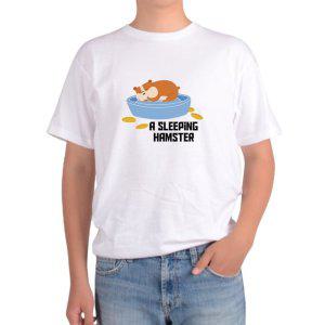 오버핏 반팔티 햄스터 일상 낮잠 애완동물 디자인의류