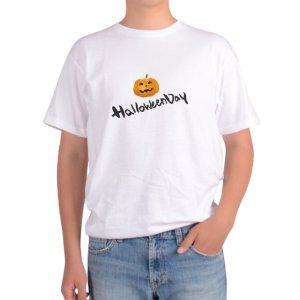 오버핏 반팔티 할로윈데이 호박미소 유령 디자인의류
