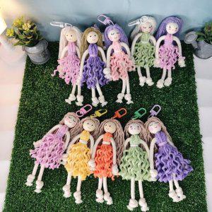 마크라메 걱정인형 여자인형