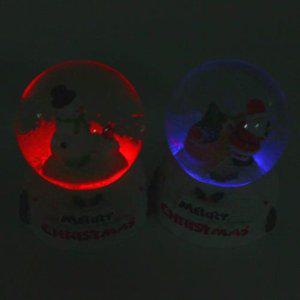 메리 크리스마스 LED 화이트 워터볼(4개입) Z90