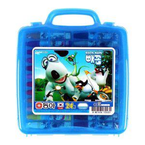 크레파스 동아교재 24색 빼꼼 크레용 크레파스 캐릭터