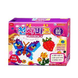 트윙클 천사비즈 s 큐티키트 학원 미술놀이 구슬꿰기