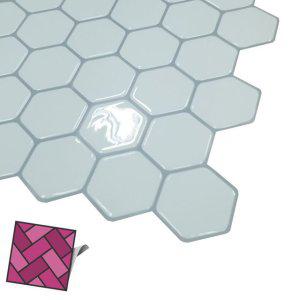 S54 육각 데코타일 시트 월타일스티커 큰벌집 붙이는