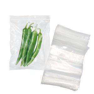 지퍼백 투명 PE 비닐팩 막쓰는 15x20중 벌크100매 지