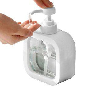 디스펜서 리필 샴푸통 린스 펌핑용기 세제통 300ml 디