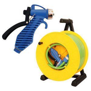 압력 분사 호스릴 20m 1P 브레이크 다용도 세차 정원