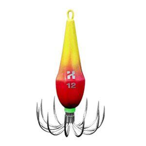카즈미 에기 쭈꾸미 미끼 낚시 바늘 에기 투톤 12호