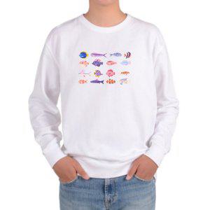 맨투맨 전사이즈 열대어 바다 열대어종류 디자인