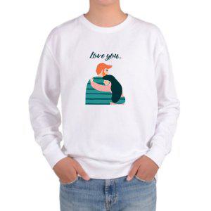 맨투맨 전사이즈 사랑해 연인 애인 허드 러브 디자인