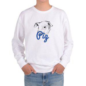 맨투맨 전사이즈 피그 돼지얼굴 저금통 돈복 디자인