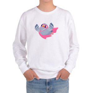 맨투맨 전사이즈 아기새 망토 만화주인공 디자인