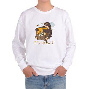 맨투맨 전사이즈 곰 벌 꿀 꿀벌 허니 벌꿀 디자인