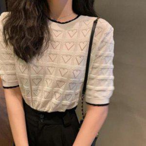여자 슬림 반팔티 요즘에 편한 반팔 여행 여성