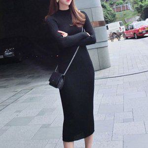 니트원피스 룩 여자오피스룩 엄지척 오피스 쿠팡