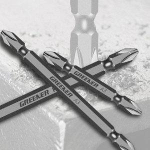 십자 드라이버 드릴 비트 양날 교체 비트 65mm 10pcs
