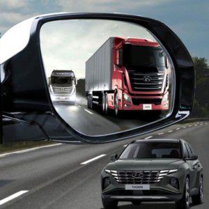 투싼NX4 와이드미러 교체 광곽 사각지대 사이드 미러