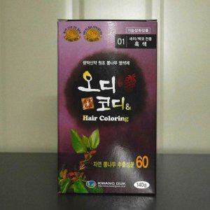 오디코디 헤어 컬러링 흑색