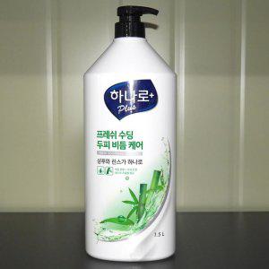대나무 두피 모발클렌징 헤어 샴푸 린스 하나로 1.5L