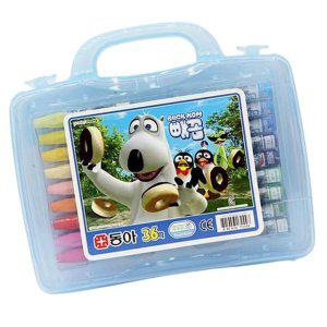 동아 크레파스 빼꼼 36색 1P 유치원 크레용 미술놀이