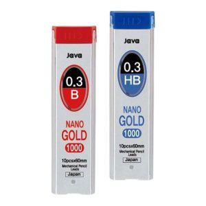 자바 골드 진한 일본 샤프심 0.3mm HB 12개 1P 필기구