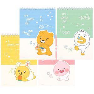 카카오 유선 상철 스프링 B5 노트 3P 예쁜 공책 노트