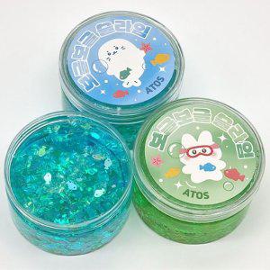 어린이 바다 슬라임 낱개 4P 액괴 촉감놀이 장난감