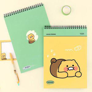 춘식이 유선 상철 스프링 B5 노트 3P 예쁜 공책 노트