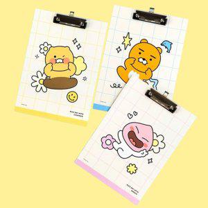 카카오프렌즈 A4 클립보드 3P 벽걸이 게시판 문서보드