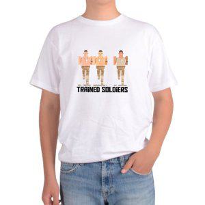 기능성 반팔티 군인 훈련병 전문가 솔져 디자인의류