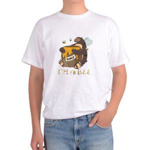 기능성 반팔티 곰 벌 꿀 꿀벌 허니 벌꿀 디자인의류