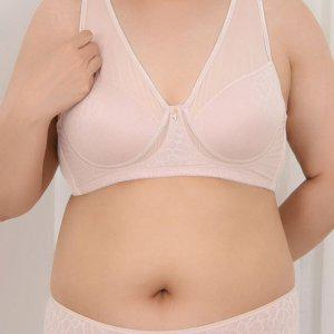 와이지통상 메쉬 호피 몰드 조끼 브래지어 7호