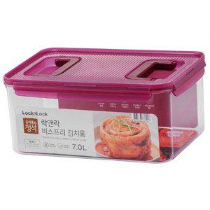 락앤락 핸들 트라이탄 김치통 7L 1P 적층 밀폐용기